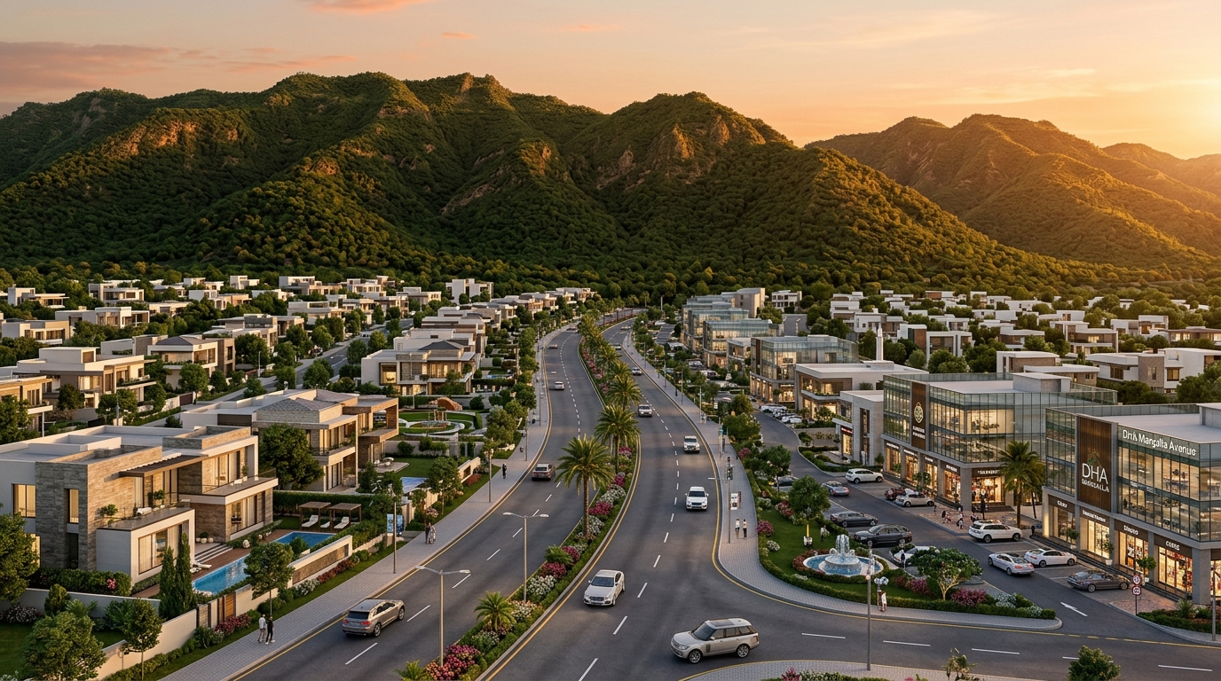 DHA Margalla Enclave Master Elevation View